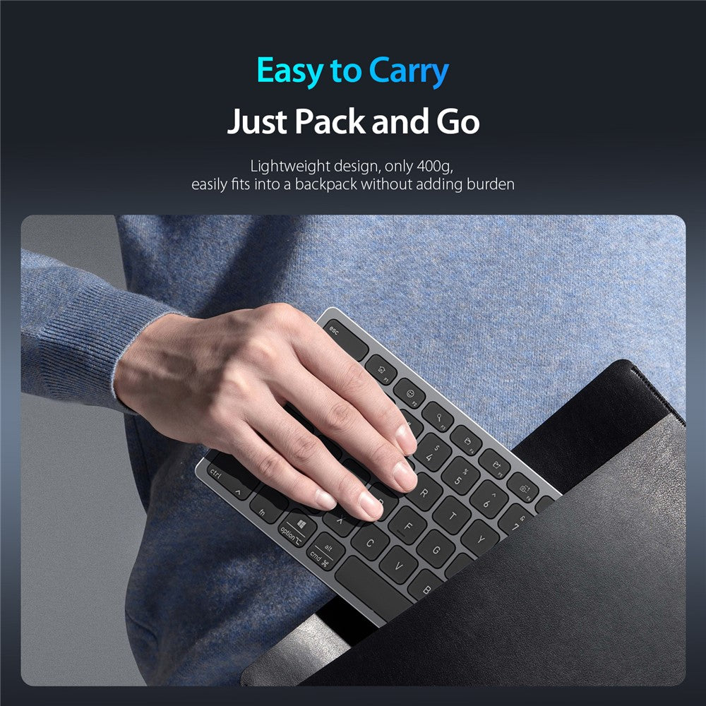 Wireless Keyboard Wireless Keyboard DUX DUCIS LK Series Mute Keyboard for Laptops/Tablets/Phones