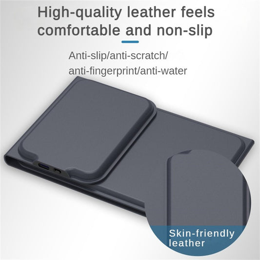 BK19 Mini Bluetooth-Compatible Keyboard Ultra Thin Portable Wireless Tri-Fold Keypad with Touchpad