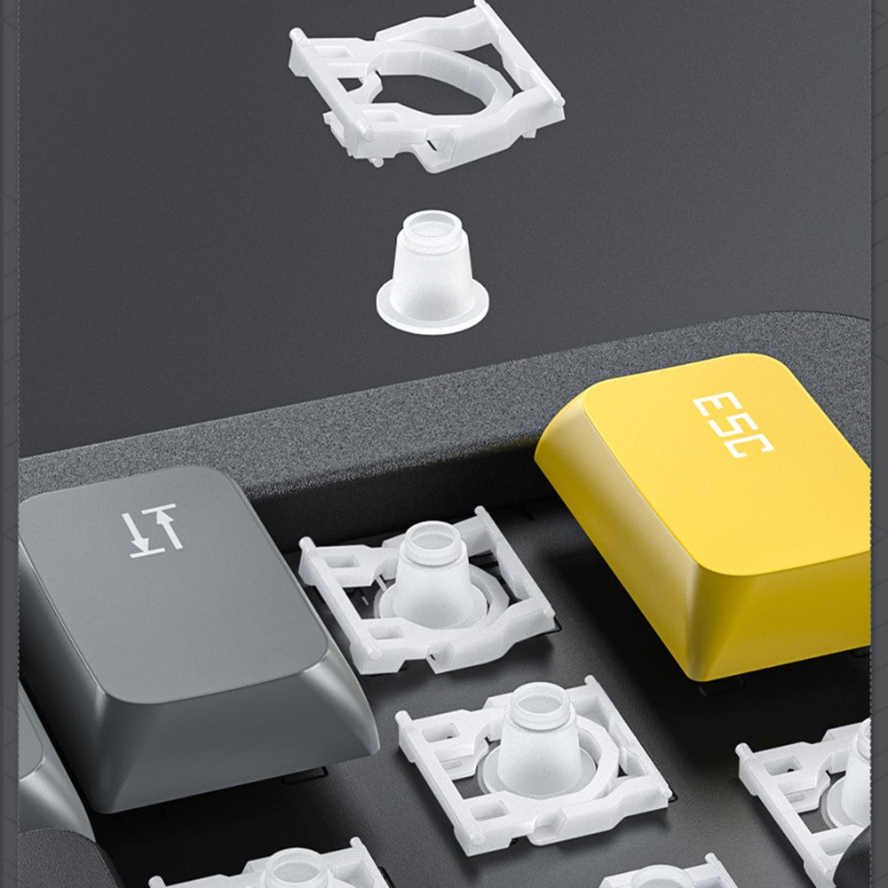 IMICE AN-800 99 Keys 2.4G + Bluetooth-compatible Wireless Keyboard Scissor Switch Rechargeable Keyboard
