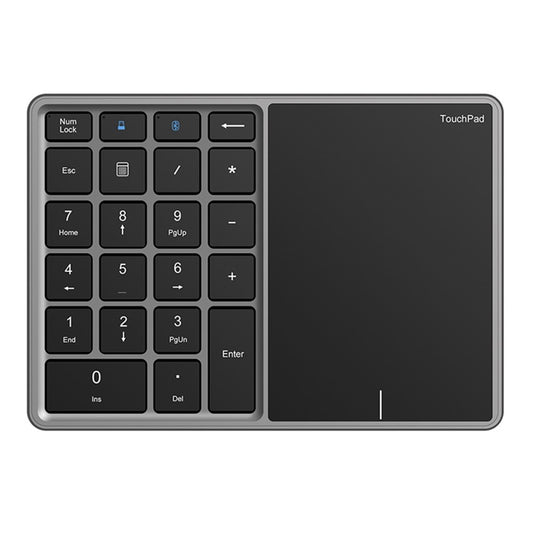 BT-14 Bluetooth-compatible / 2.4G Wireless Mini Numeric Keyboard Computer Laptop Keypad with Touchpad