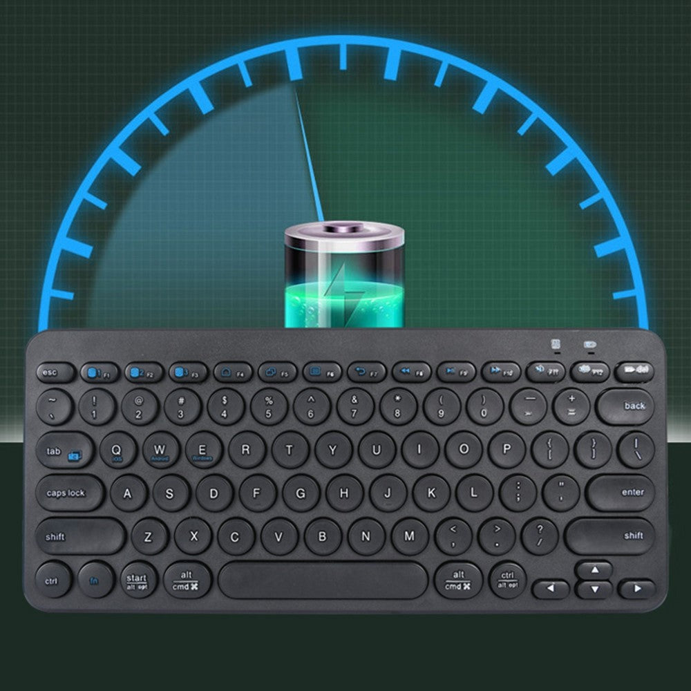 K380 Bluetooth-compatible 5.0 Wireless 78 Keys Keyboard Low Noise Computer Laptop Round Keycaps Keyboard