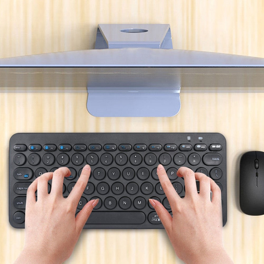 K380 Bluetooth-compatible 5.0 Wireless 78 Keys Keyboard Low Noise Computer Laptop Round Keycaps Keyboard