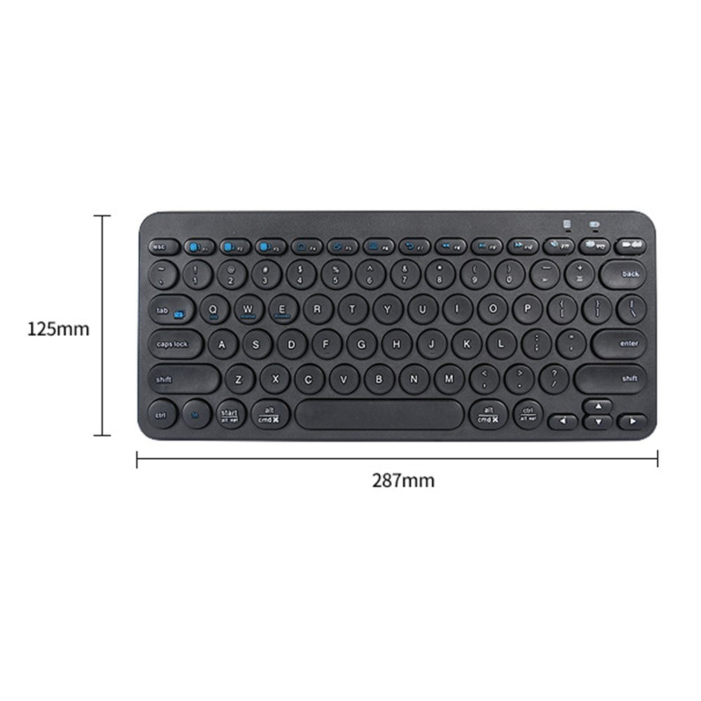 K380 Bluetooth-compatible 5.0 Wireless 78 Keys Keyboard Low Noise Computer Laptop Round Keycaps Keyboard