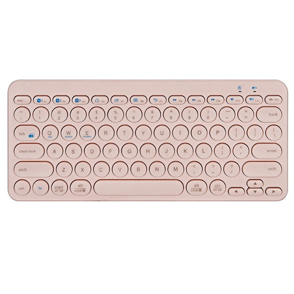 K380 Bluetooth-compatible 5.0 Wireless 78 Keys Keyboard Low Noise Computer Laptop Round Keycaps Keyboard