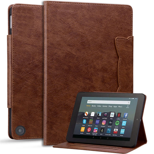 For Amazon Fire HD 10 (2021) / HD 10 Plus (2021) / HD 10 (2023) Tablet Case PU Leather Flip Cover