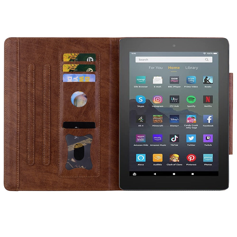 For Amazon Fire HD 10 (2021) / HD 10 Plus (2021) / HD 10 (2023) Tablet Case PU Leather Flip Cover