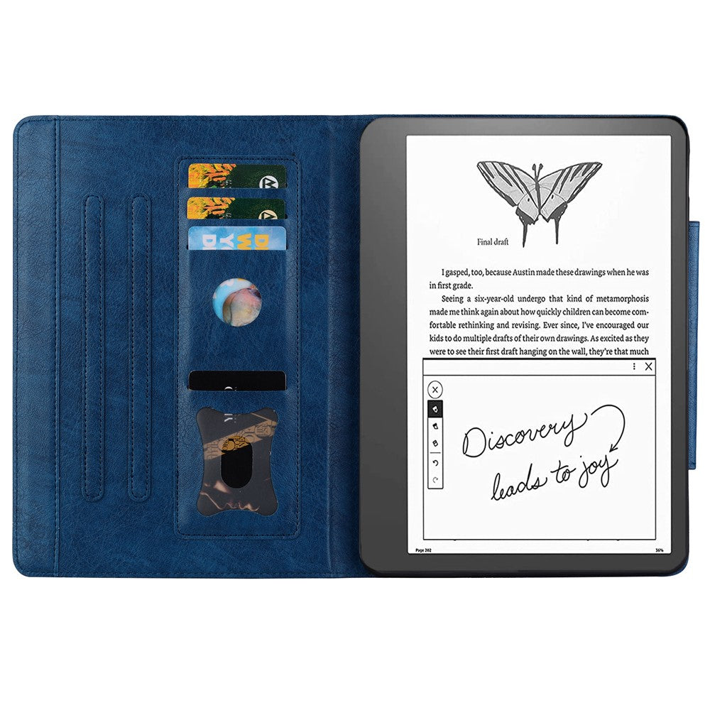 For Amazon Kindle Scribe Stand Case Card Slot PU Leather Tablet Cover