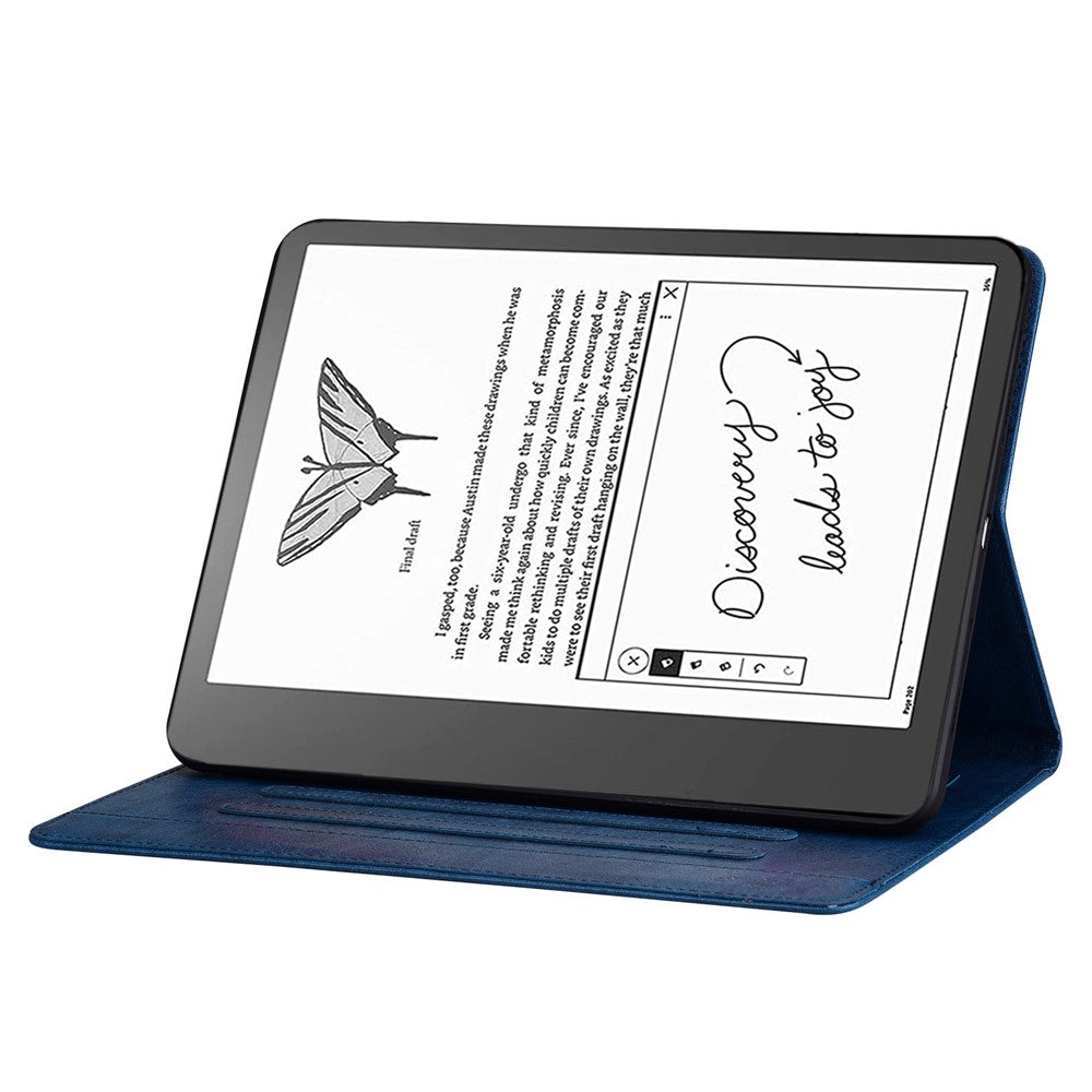 For Amazon Kindle Scribe Stand Case Card Slot PU Leather Tablet Cover