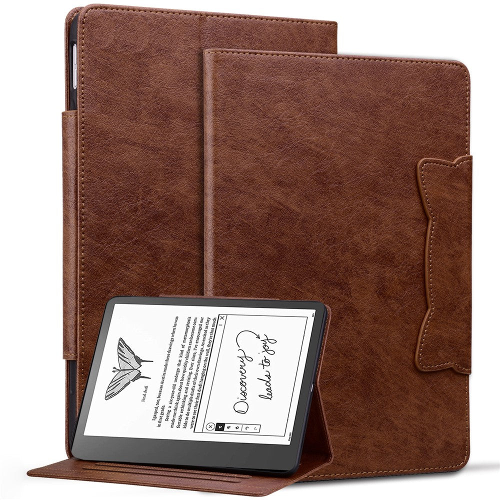 For Amazon Kindle Scribe Stand Case Card Slot PU Leather Tablet Cover