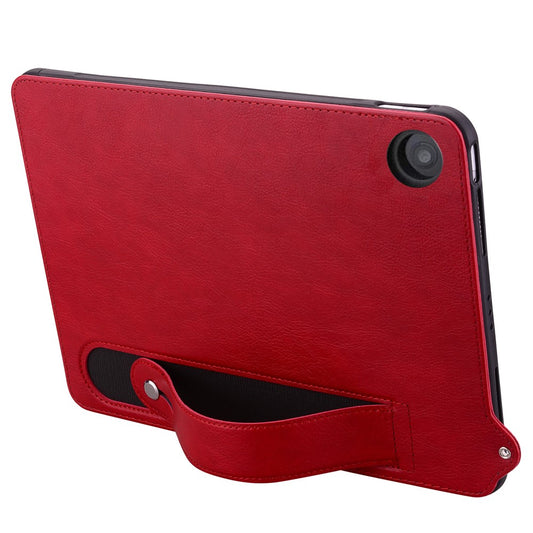 Tablet Case For Amazon Fire HD 8 (2018) / (2017) / (2016) / (2015) Hand Strap Kickstand Leather Cover