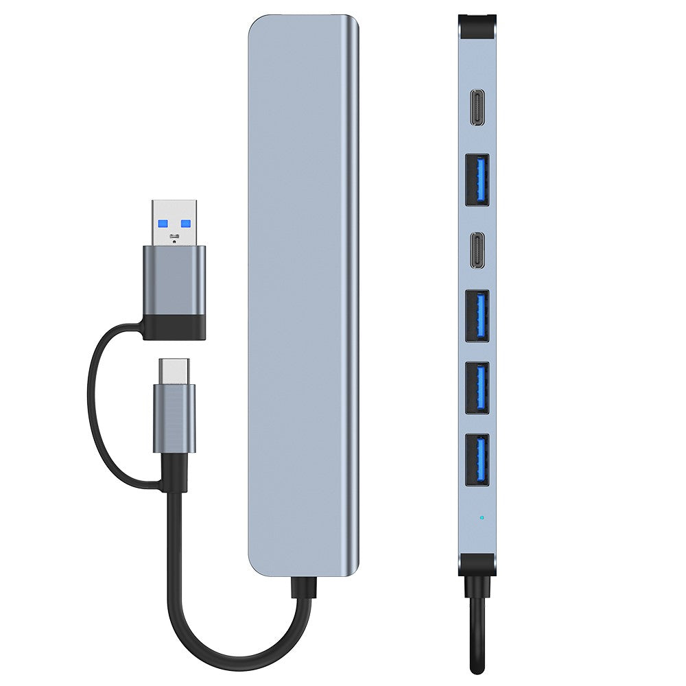 2217TU 7-in-1 Laptop Tablet USB Hub Expansion Dock USB 3.0 / USB-C Multi-Port Adapter