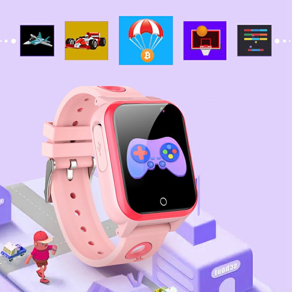 A9 1.54 Inch Touch Screen Kids Smart Watch Built In Games Habit Tracking Dual Camera Watch with Flashlight