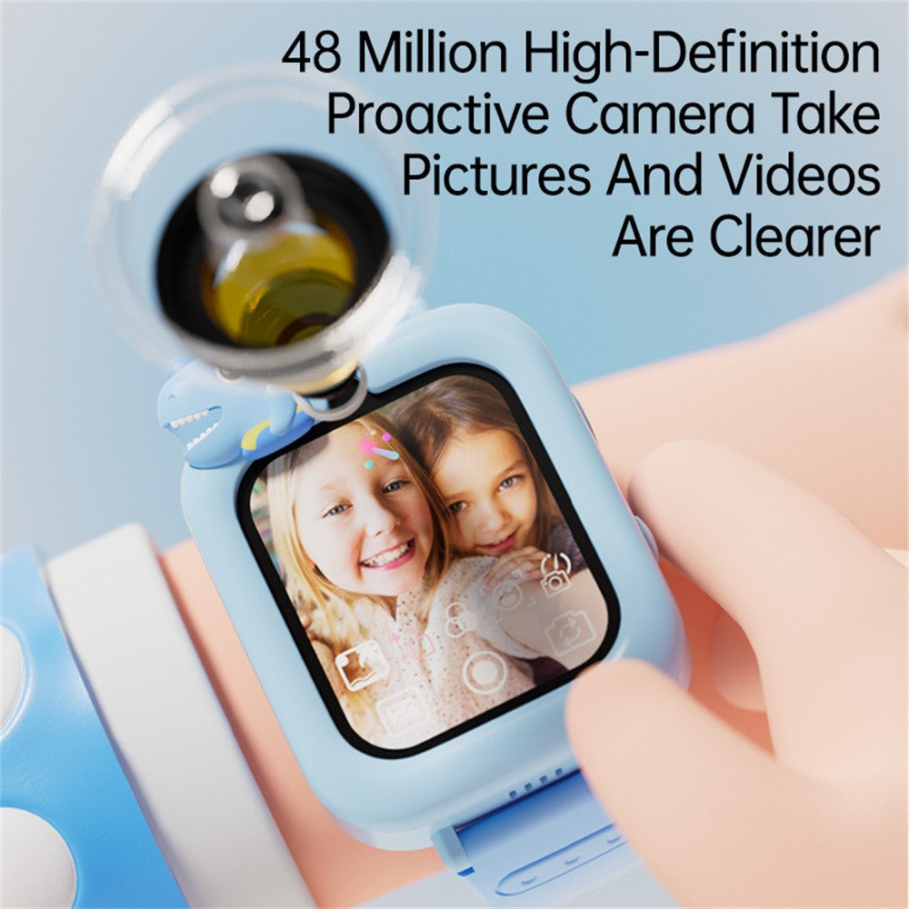 K90 1.83 Inch Touch Screen Kids Smart Watch Built In 36 Games Video Recorder Music Player with Flashlight