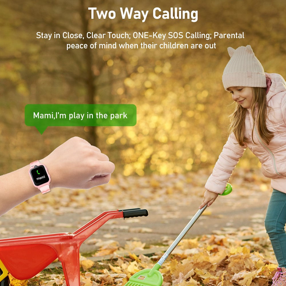 Android 8.1 Kids Smart Watch 1GB + 8GB GPS Tracking 2MP Camera Sports Watch Support Whatsapp