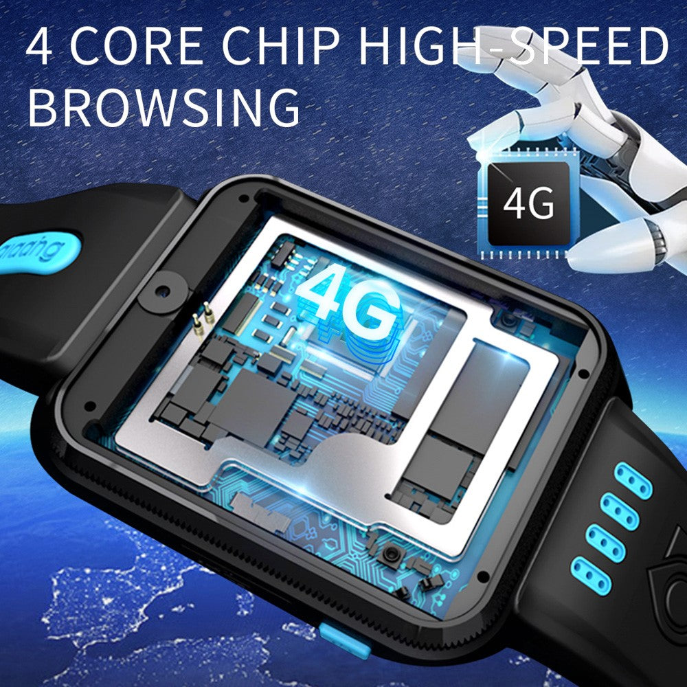 W5PRO Dual Camera Kids Watch 2+16G Waterproof 1.83 inch IPS 4G Smart Phone Watch