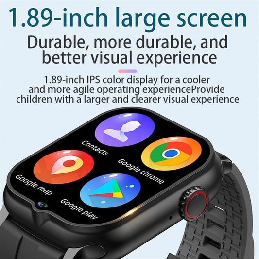 T9 1.89-Inch Screen Kids Watch SOS 4G SIM Card 1+16G Smart Watch