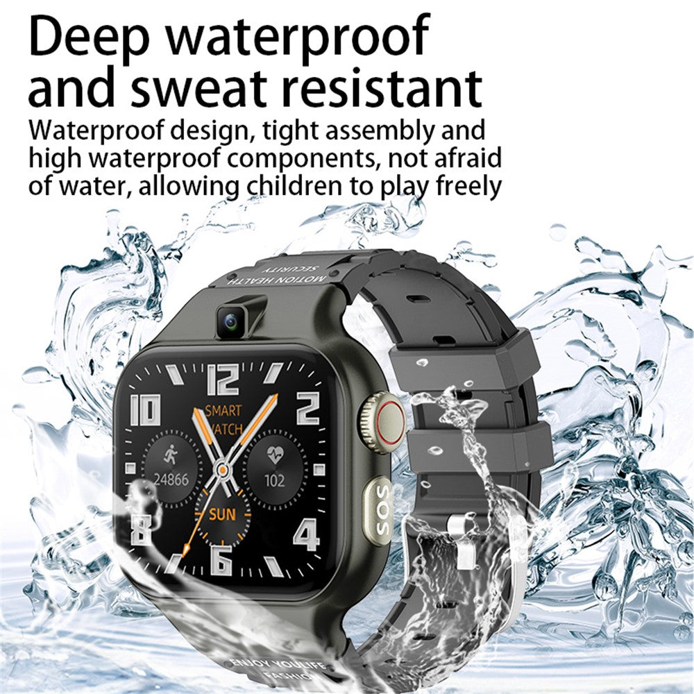 T8 1.89-Inch SOS 4G Children Smart Watch 1GB+16GB Waterproof Electric Band