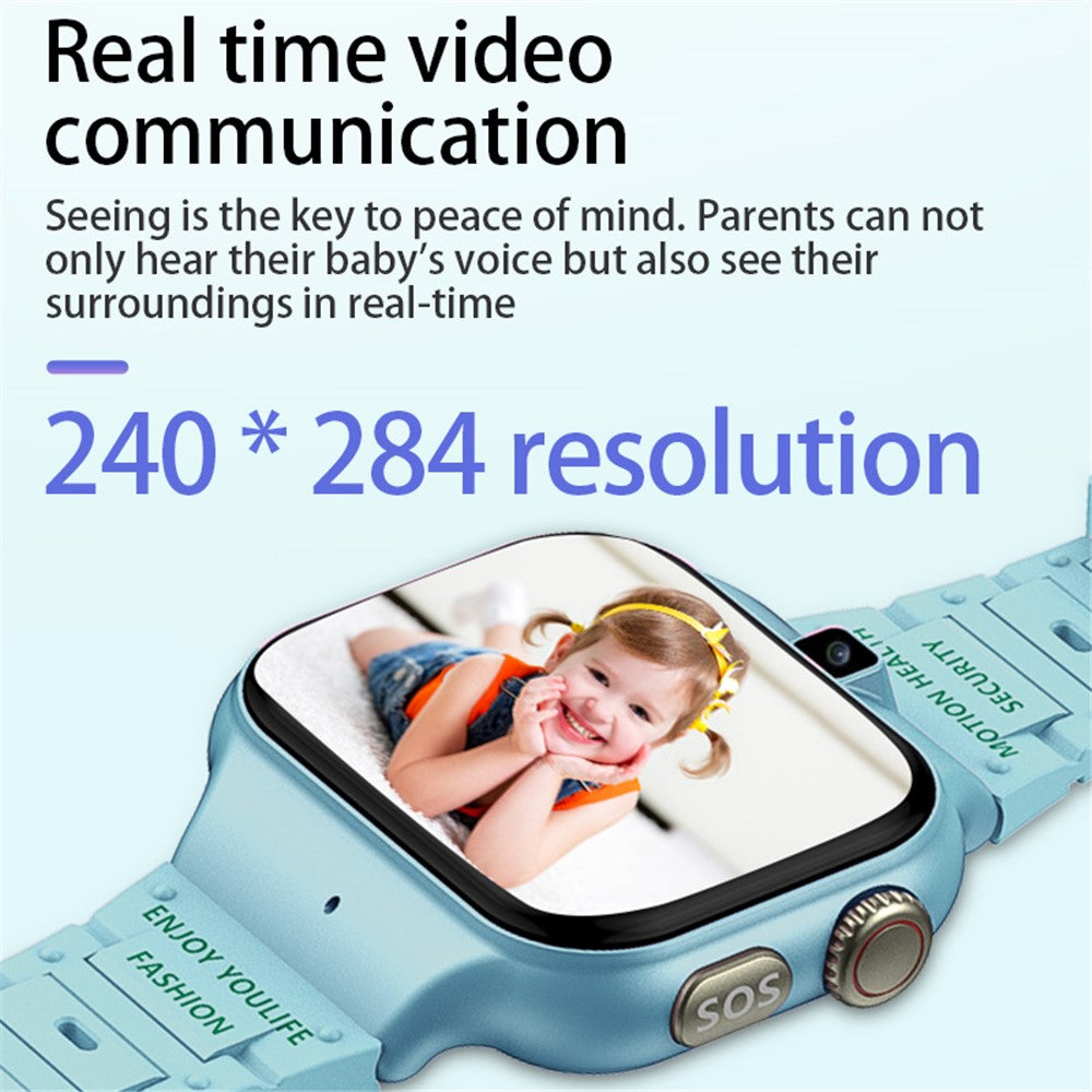 T8 1.89-Inch SOS 4G Children Smart Watch 1GB+16GB Waterproof Electric Band