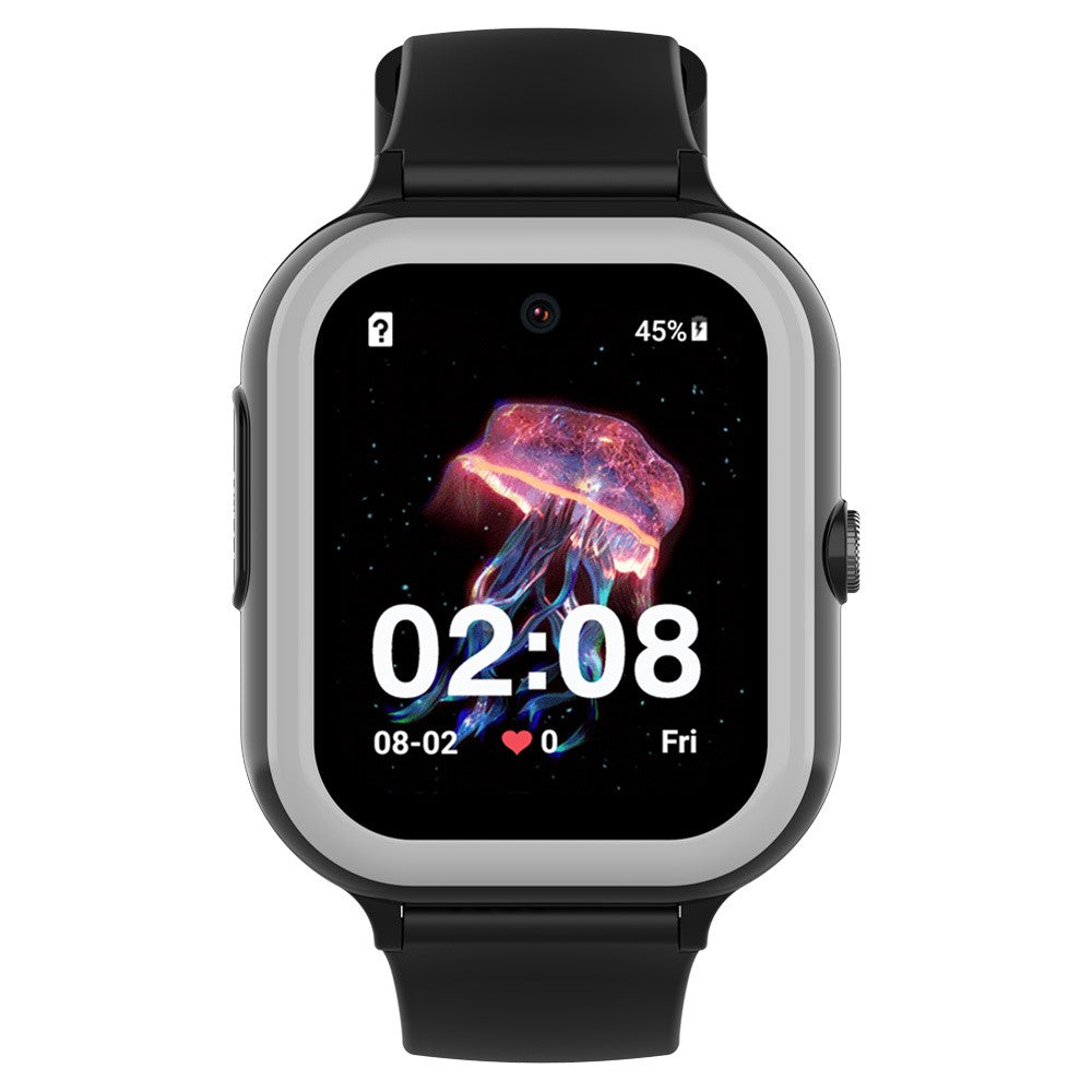M01 1.78-Inch AMOLED SOS 4G Phone Watch Children Voice Call SOS Kids Smart Bracelet (1+8G)