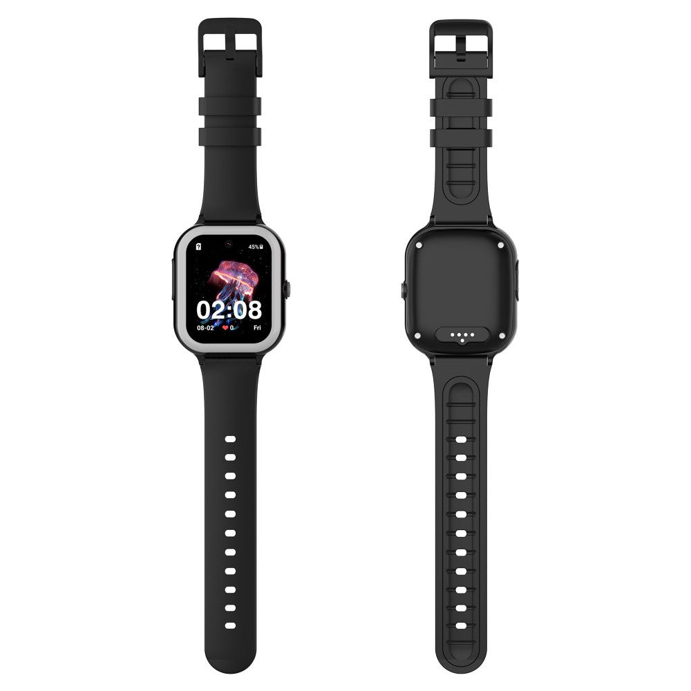 M01 1.78-Inch AMOLED SOS 4G Phone Watch Children Voice Call SOS Kids Smart Bracelet (1+8G)