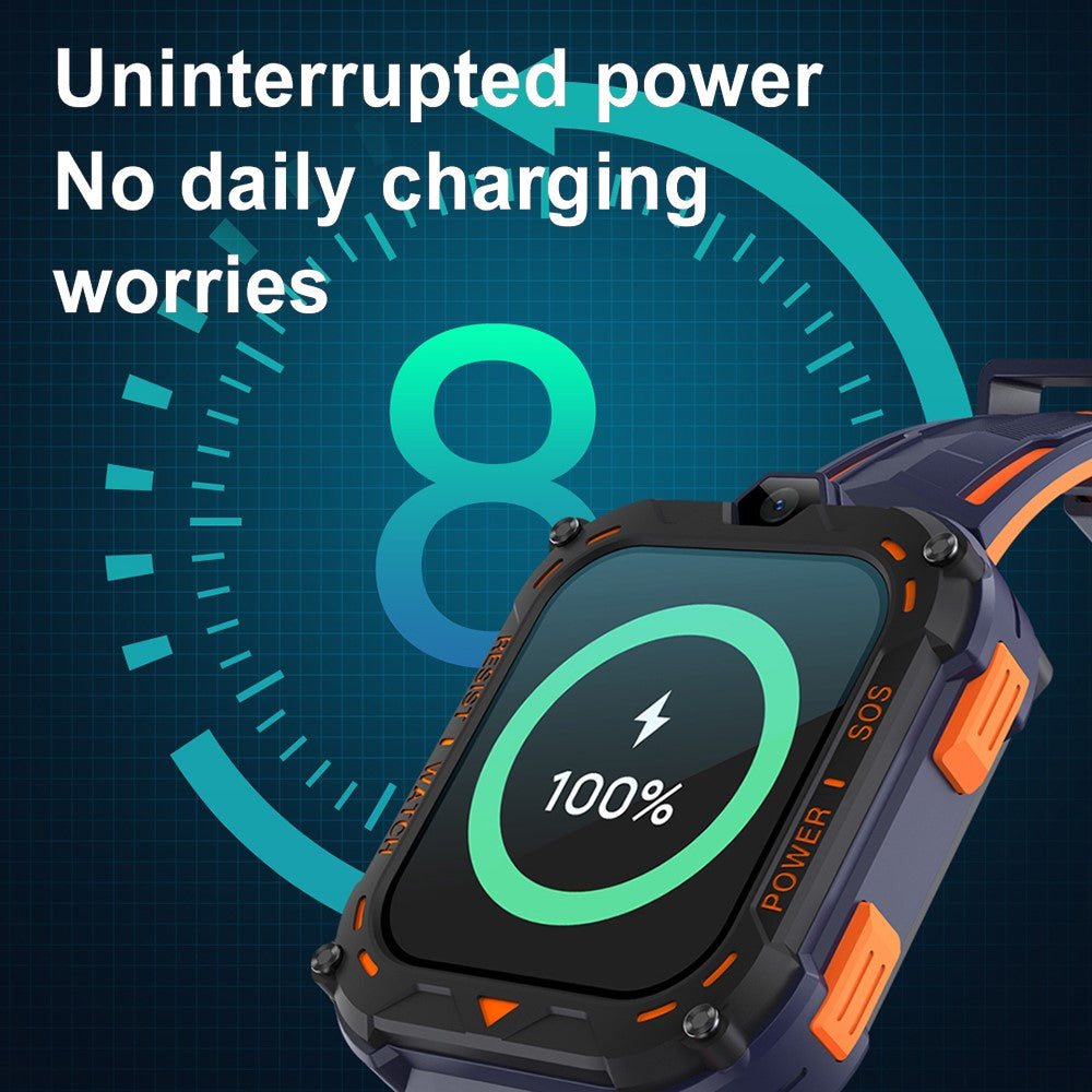 K39 4G 1.83-inch Screen Kids Smart Watch Video Calling SOS GPS Positioning Student Camera Watch