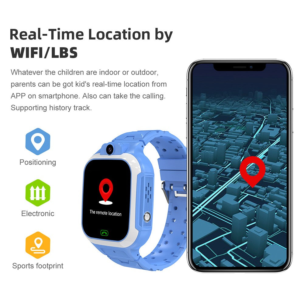 DH15 1.4-Inch Screen Voice Call Kids Smart Bracelet SOS 4G Phone Watch for Children