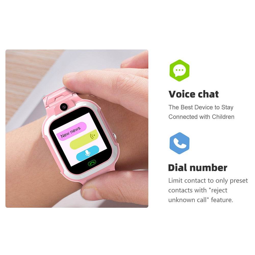 DH15 1.4-Inch Screen Voice Call Kids Smart Bracelet SOS 4G Phone Watch for Children