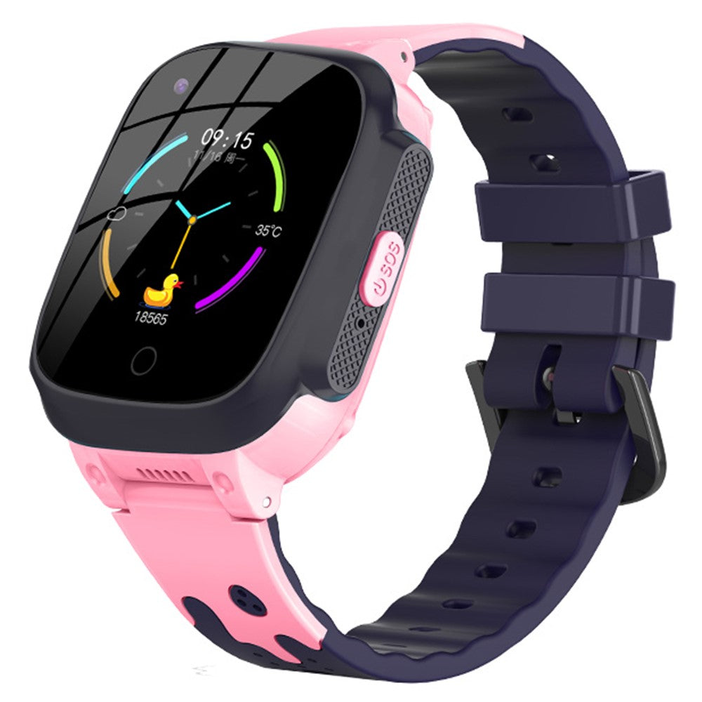 C1 1.3-inch Square Screen 4G Kids Smart Watch Support Video Call Position Tracker