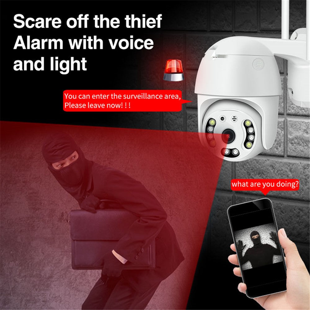 CP08-10 10-LED HD 1080P Wireless Remote WiFi IP Camera Webcam