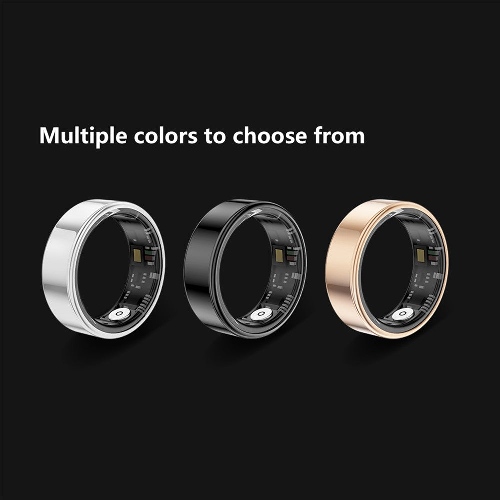 SR03 Ultra-Thin Health Monitoring Smart Ring Waterproof Intelligent Finger Ring with Charging Case