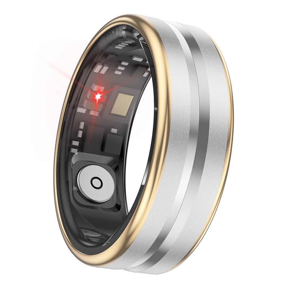 SR03 Ultra Thin Multi-Function Health Monitoring Smart Ring with Charging Case, Style B