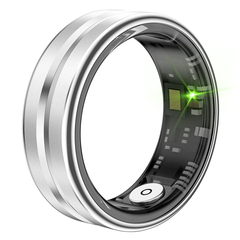 SR03 Ultra Thin Multi-Function Health Monitoring Smart Ring with Charging Case, Style B