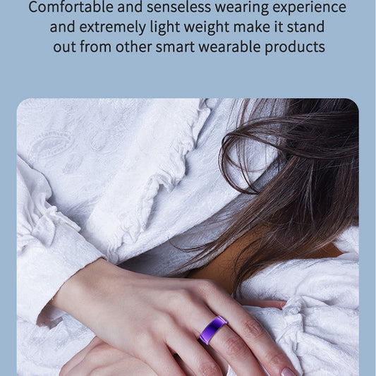 PX01 Bluetooth-compatible Sleep Health Monitoring Smart Ring Multifunction Finger Ring with Charging Case