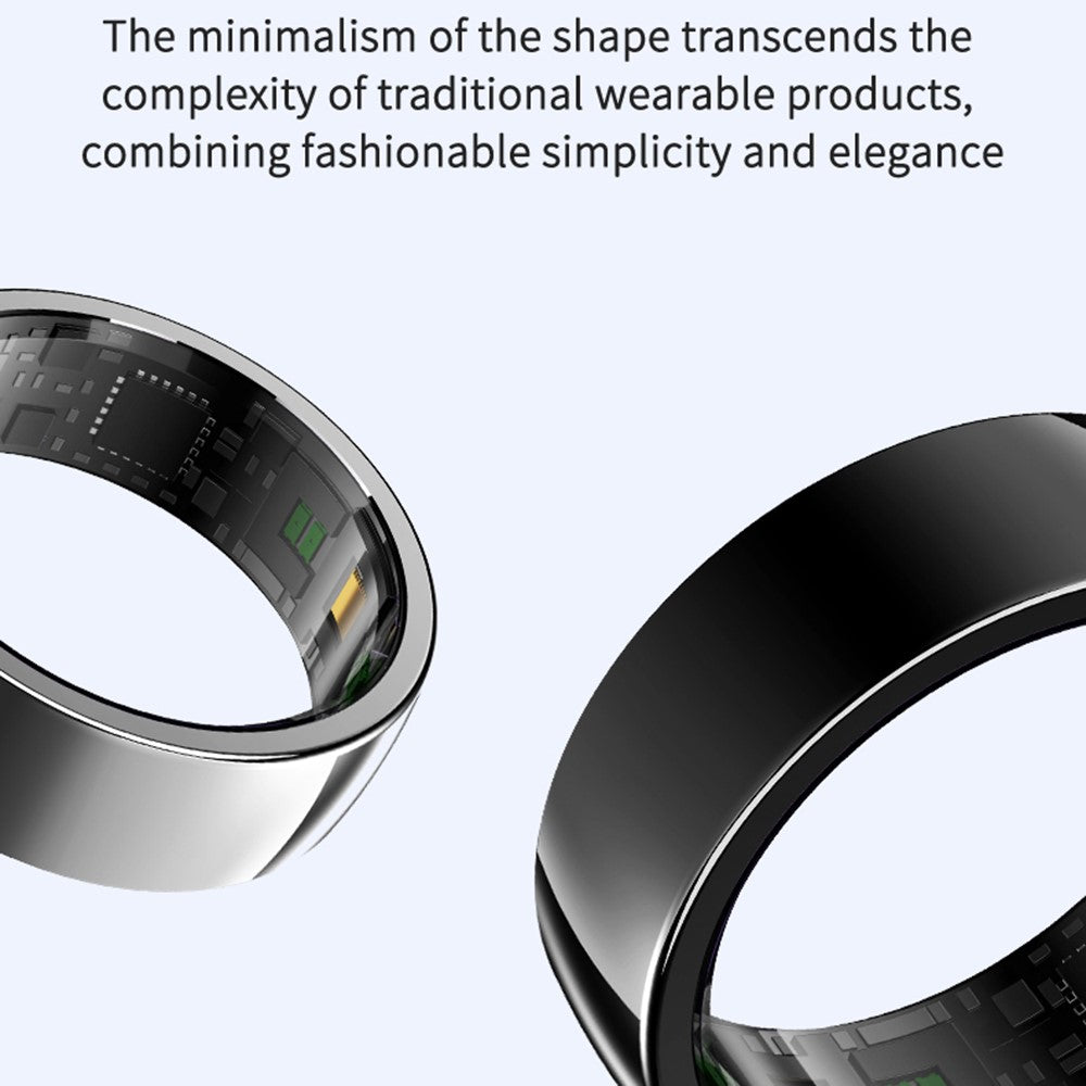 PX01 Bluetooth-compatible Sleep Health Monitoring Smart Ring Multifunction Finger Ring with Charging Case
