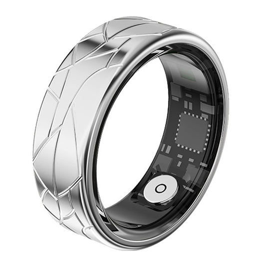 PX02 Crack Design Multi-Function Health Monitoring Smart Ring with Magnetic Charging Cable