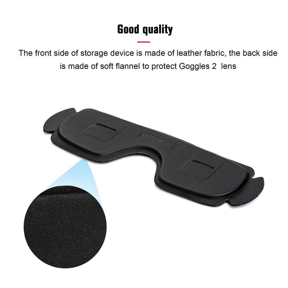 STARTRC For DJI Avata Protector Cover Dust-proof Board for DJI Goggles 2 VR Glasses Lens Protective Cover SD Card Storage PU Sleeve