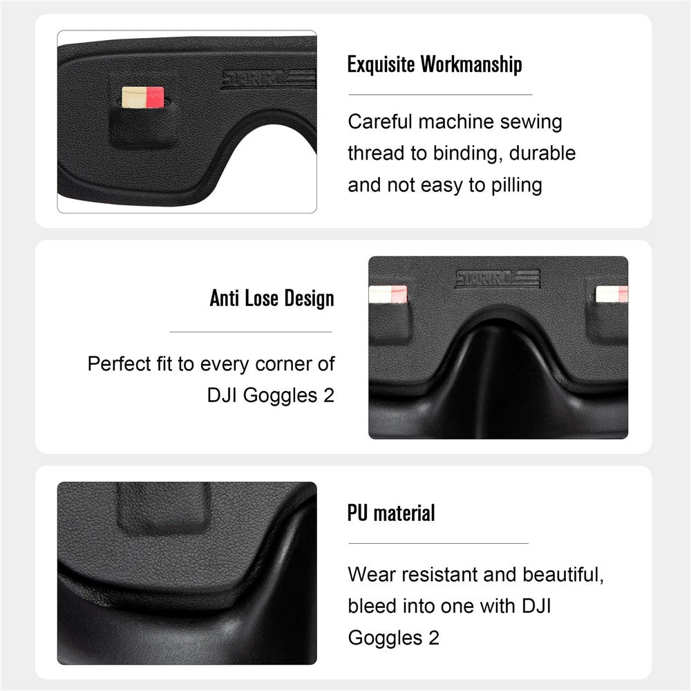 STARTRC For DJI Avata Protector Cover Dust-proof Board for DJI Goggles 2 VR Glasses Lens Protective Cover SD Card Storage PU Sleeve