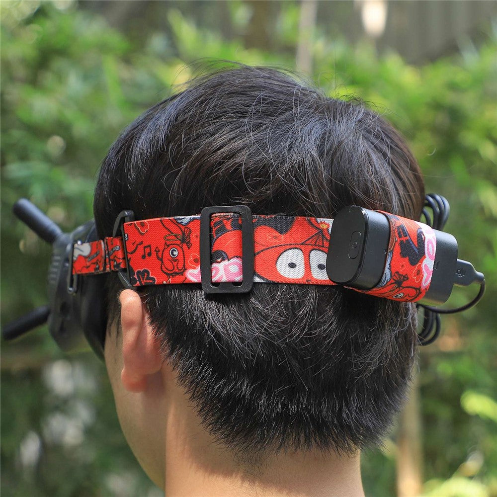 SUNNYLIFE TD487 For DJI Avata FPV Goggles Glasses V2 Adjustable Head Strap Color Elastic Fixing Band Headband