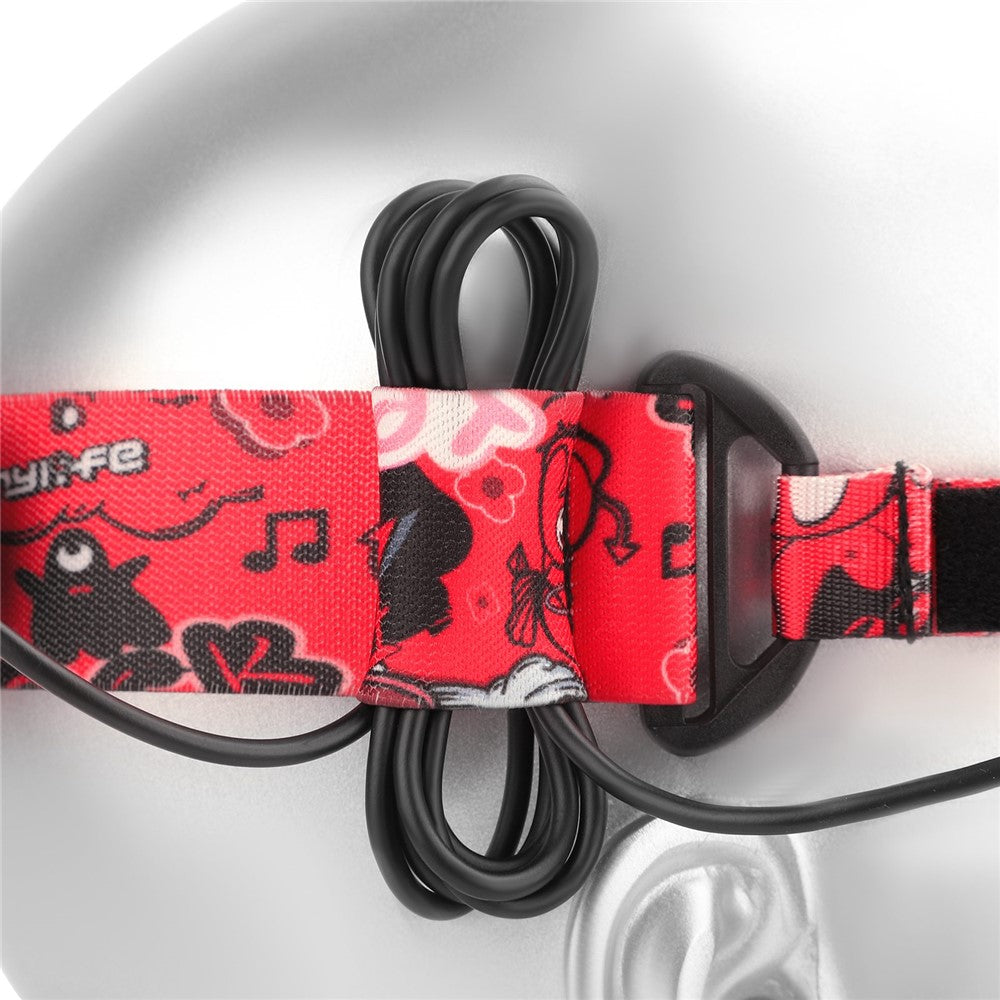 SUNNYLIFE TD487 For DJI Avata FPV Goggles Glasses V2 Adjustable Head Strap Color Elastic Fixing Band Headband