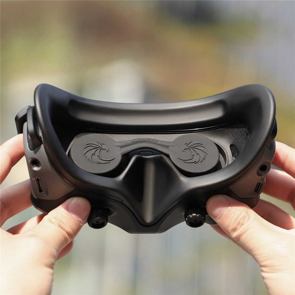 SUNNYLIFE AT-BHT565 Eagle Pattern Protective Cover for DJI Goggles 2 Lens Silicone Case