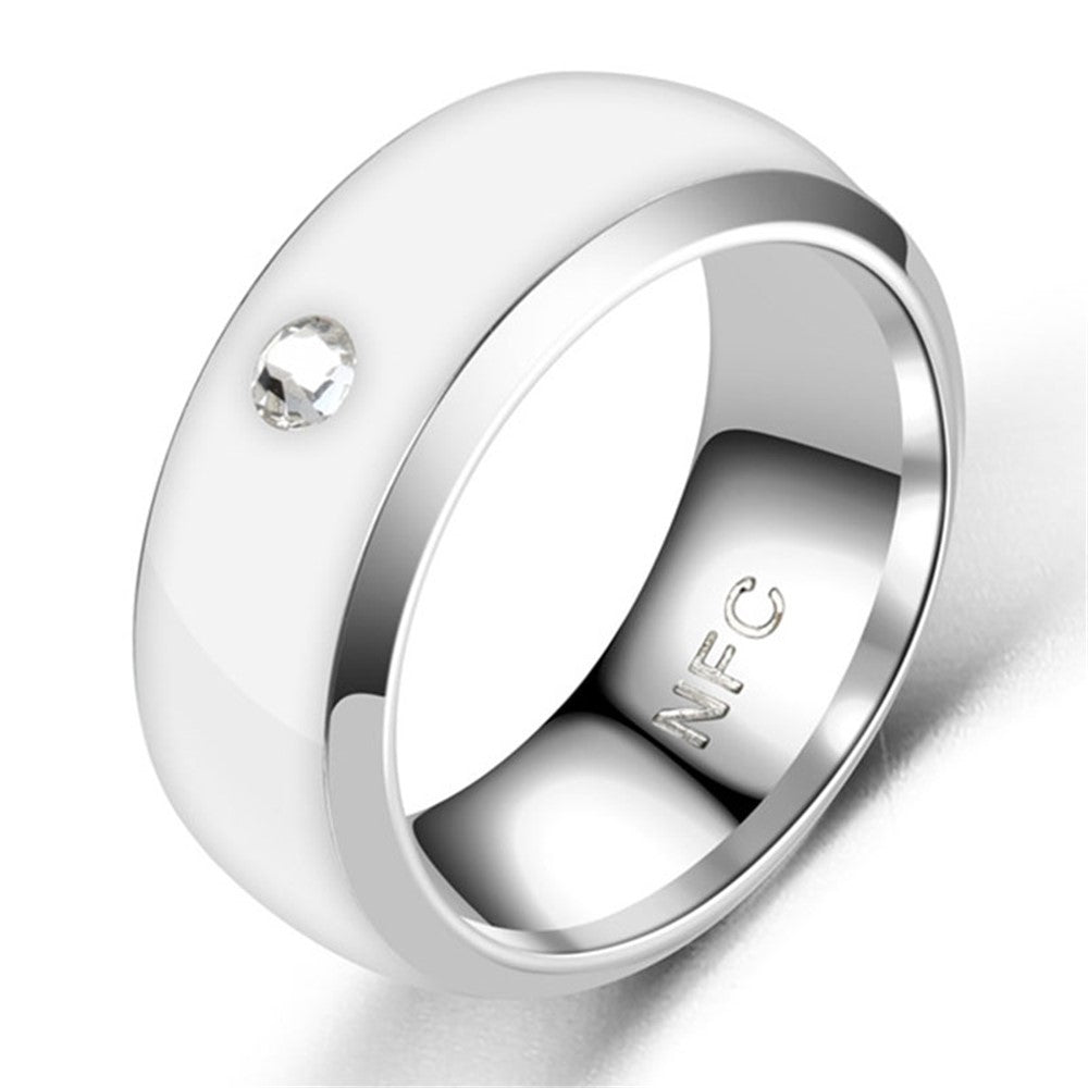 NFC Smart Ring Couple Stainless Steel Finger Rings Technology Android Phone Equipment Multifunctional Magic Ring