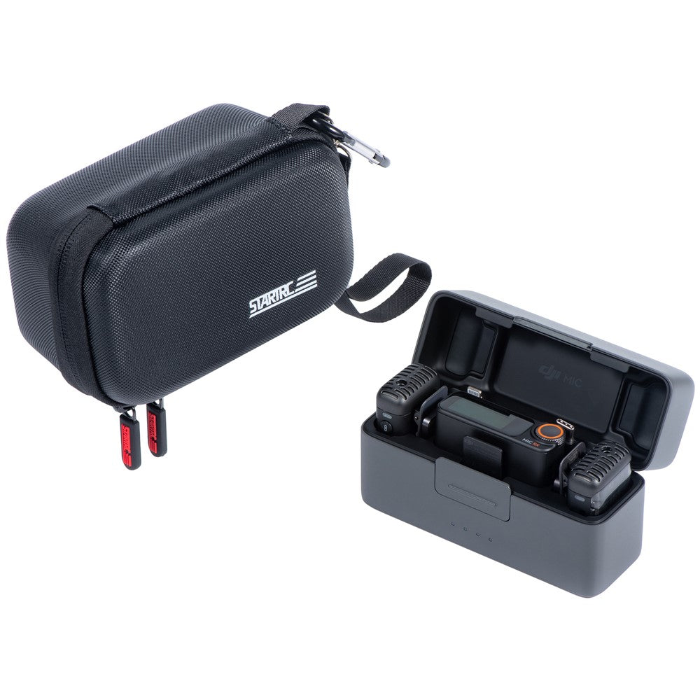 STARTRC 1137446 Storage Bag for DJI Mic 2 Wireless Microphone PU Carrying Case