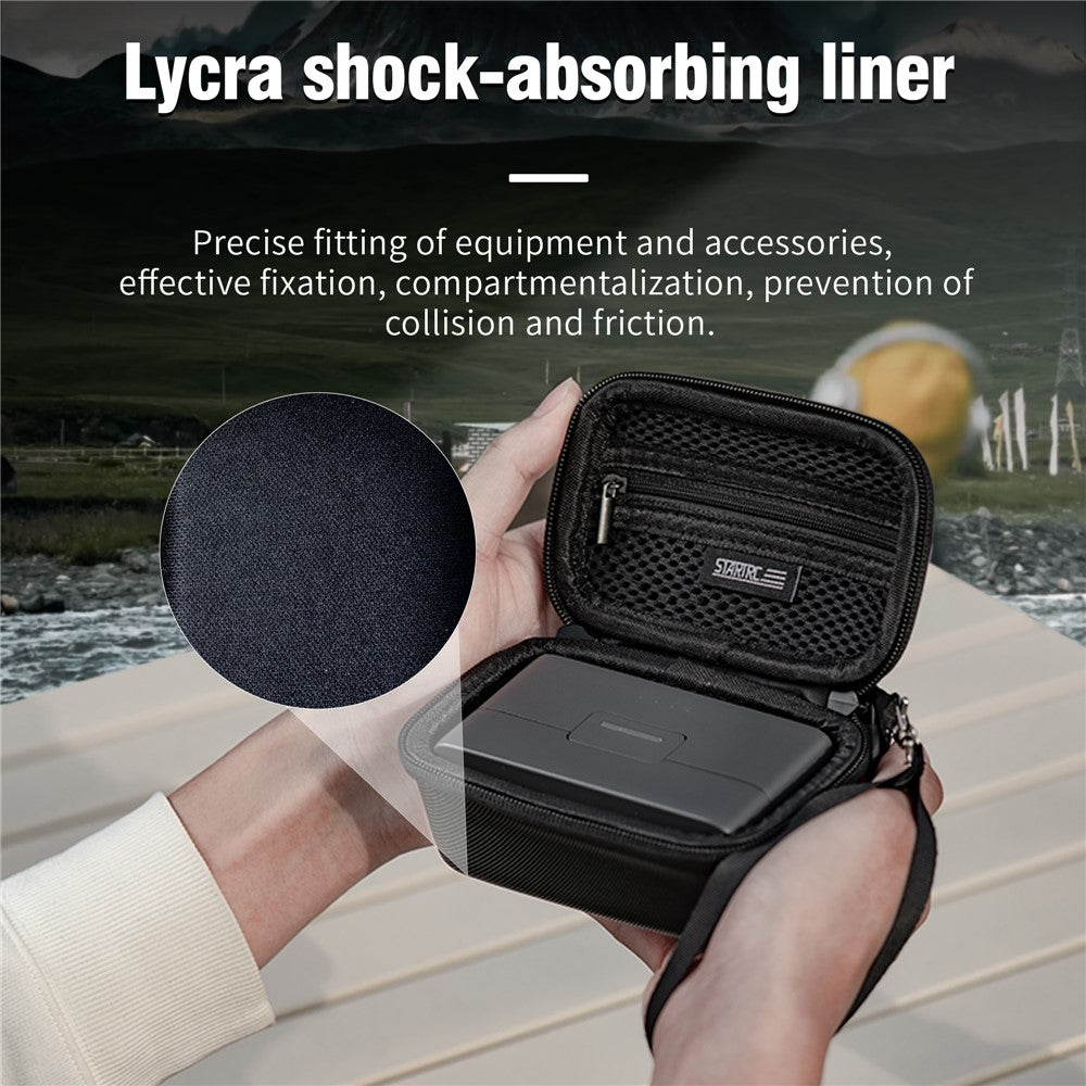 STARTRC 1137446 Storage Bag for DJI Mic 2 Wireless Microphone PU Carrying Case