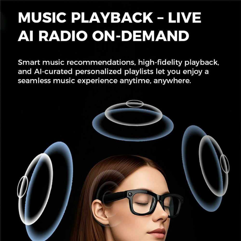 M01 Smart Bluetooth-Compatible Audio Sunglasses Call / Music Voice Assistant Real-Time Translation Glasses