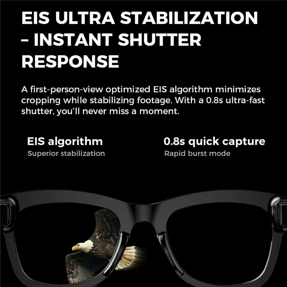 M01 Smart Bluetooth-Compatible Audio Sunglasses Call / Music Voice Assistant Real-Time Translation Glasses