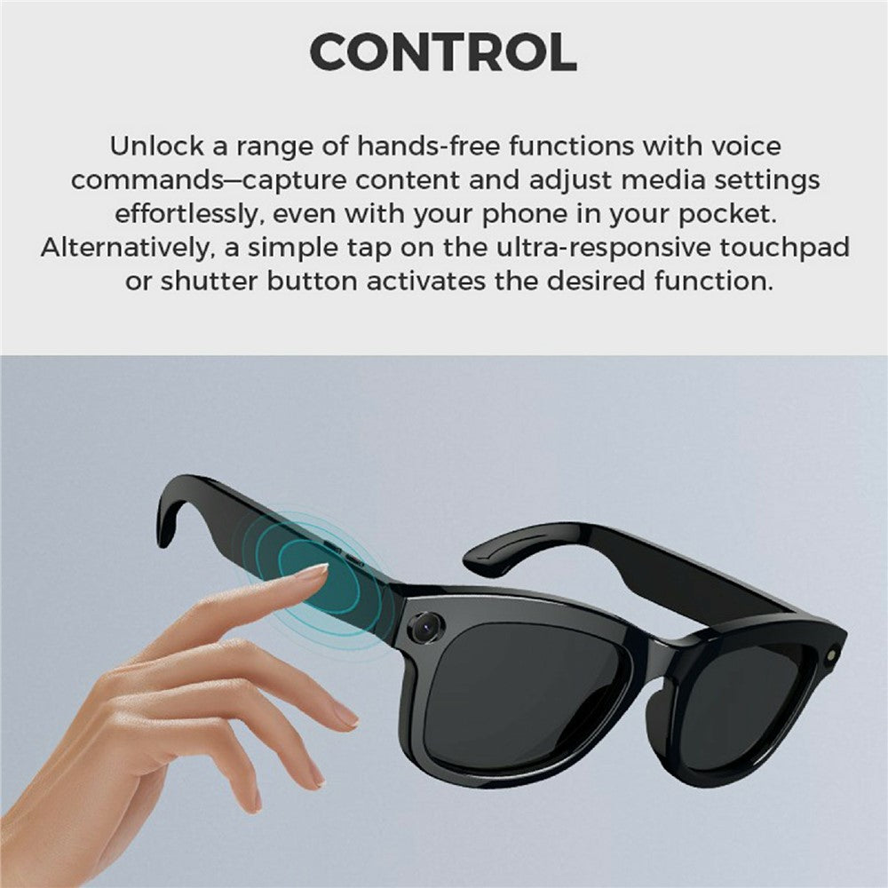 M01 Smart Bluetooth-Compatible Audio Sunglasses Call / Music Voice Assistant Real-Time Translation Glasses