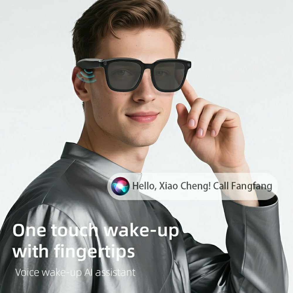 V03 Smart Glasses Wireless Real-Time Translation Glasses with AI Photography / Voice Calls / Music Playback