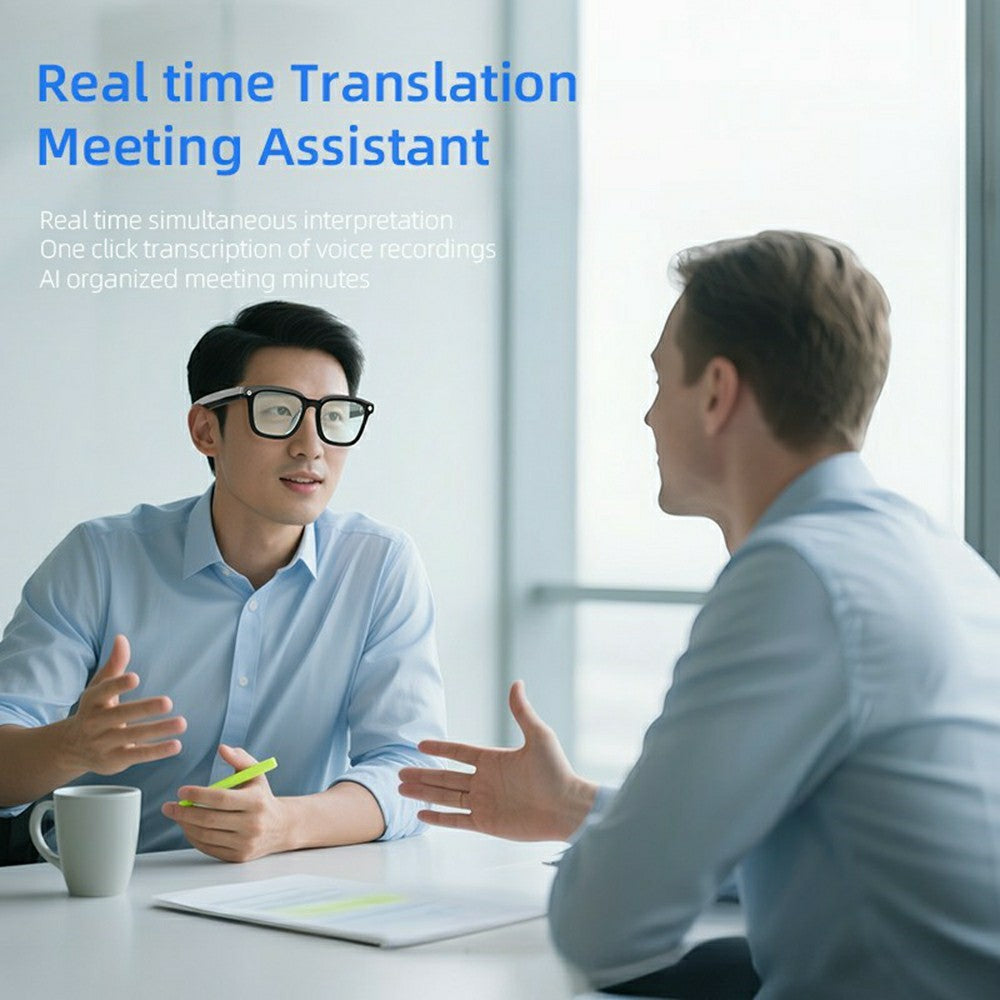 V03 Smart Glasses Wireless Real-Time Translation Glasses with AI Photography / Voice Calls / Music Playback