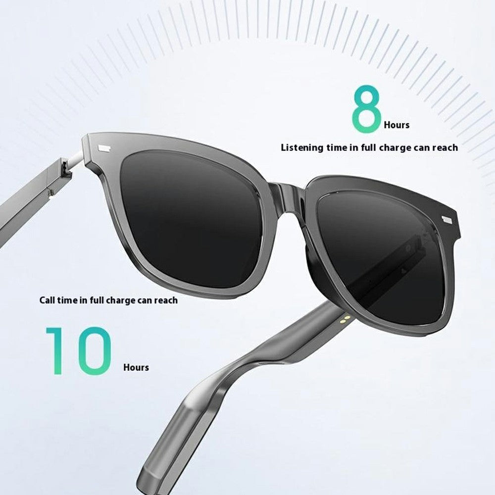 YJ008 Smart Audio Glasses with Bluetooth-Compatible Speaker Hands-Free Calling Music Playback Voice Assistant Sunglasses