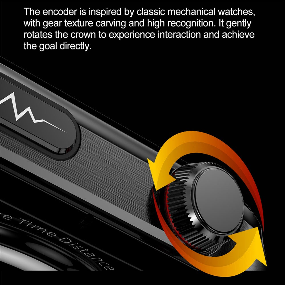 TK16 2.04-inch AMOLED Screen Smart Watch ECG Micro-Physical Examination Heart Rate Monitor, Silicone Strap